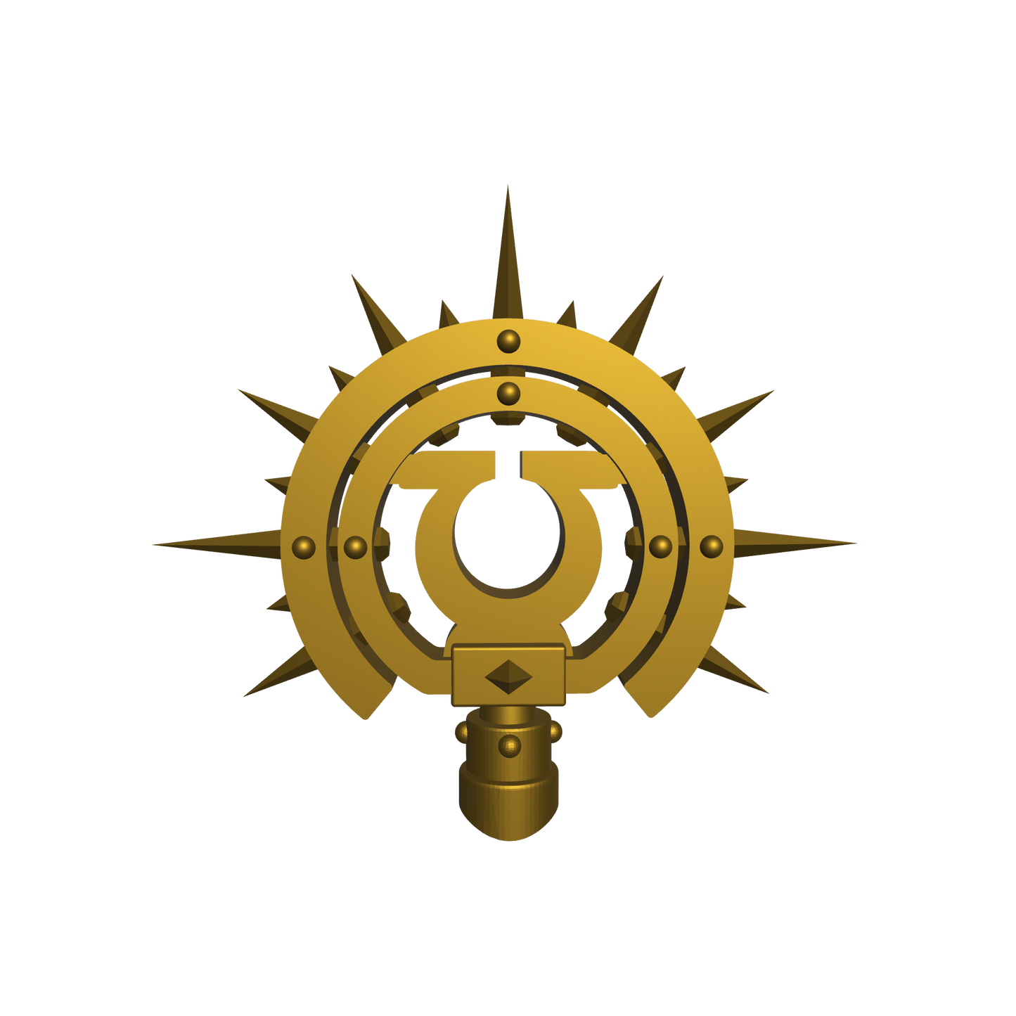 Ultramarine Legion Iron Halo for McFarlane Toys Loyalist Marine Action Figures Custom 1:12th Scale Part