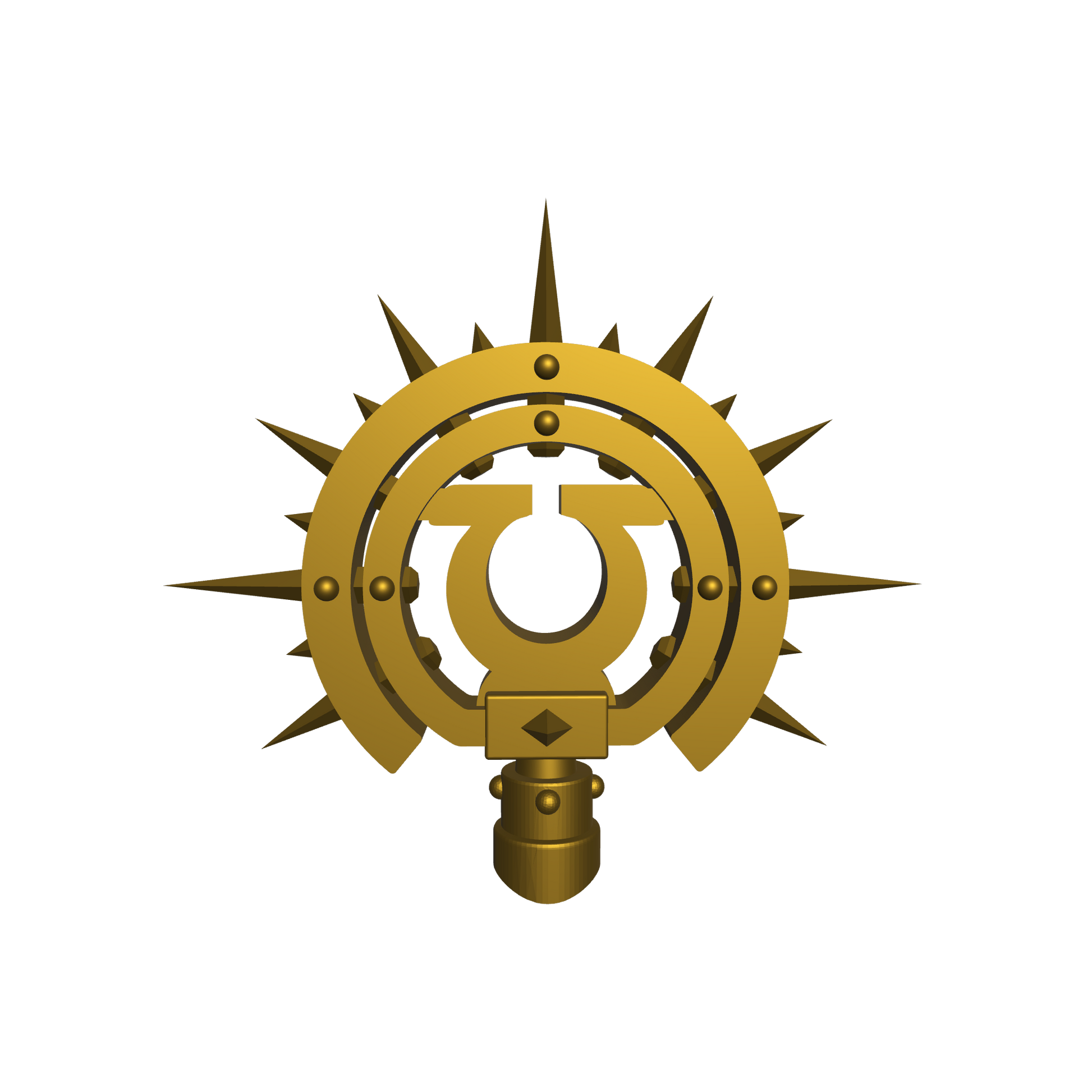 Ultramarine Legion Iron Halo for McFarlane Toys Loyalist Marine Action Figures Custom 1:12th Scale Part