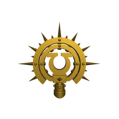 Ultramarine Legion Iron Halo for McFarlane Toys Loyalist Marine Action Figures Custom 1:12th Scale Part