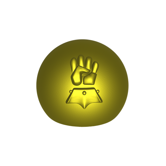 Imperial Fists Legion Knee Pad Armor for McFarlane Toys Battle Marine Action Figures Custom 1:12th Scale Part