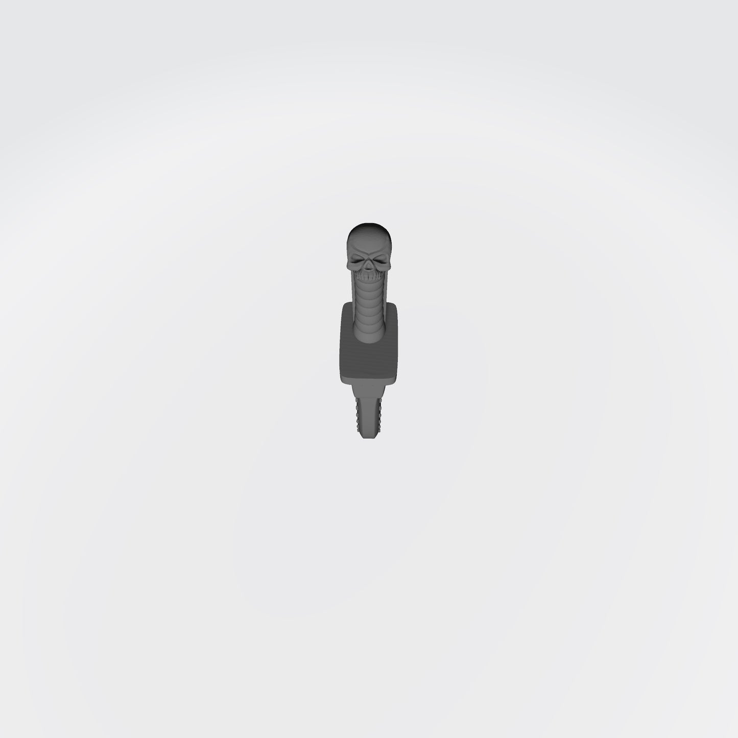 Top of the Fantasy World Games Vindicar Skull Dagger in Sheath for Mcfarlane Toys Space Marine and DC Action Figures