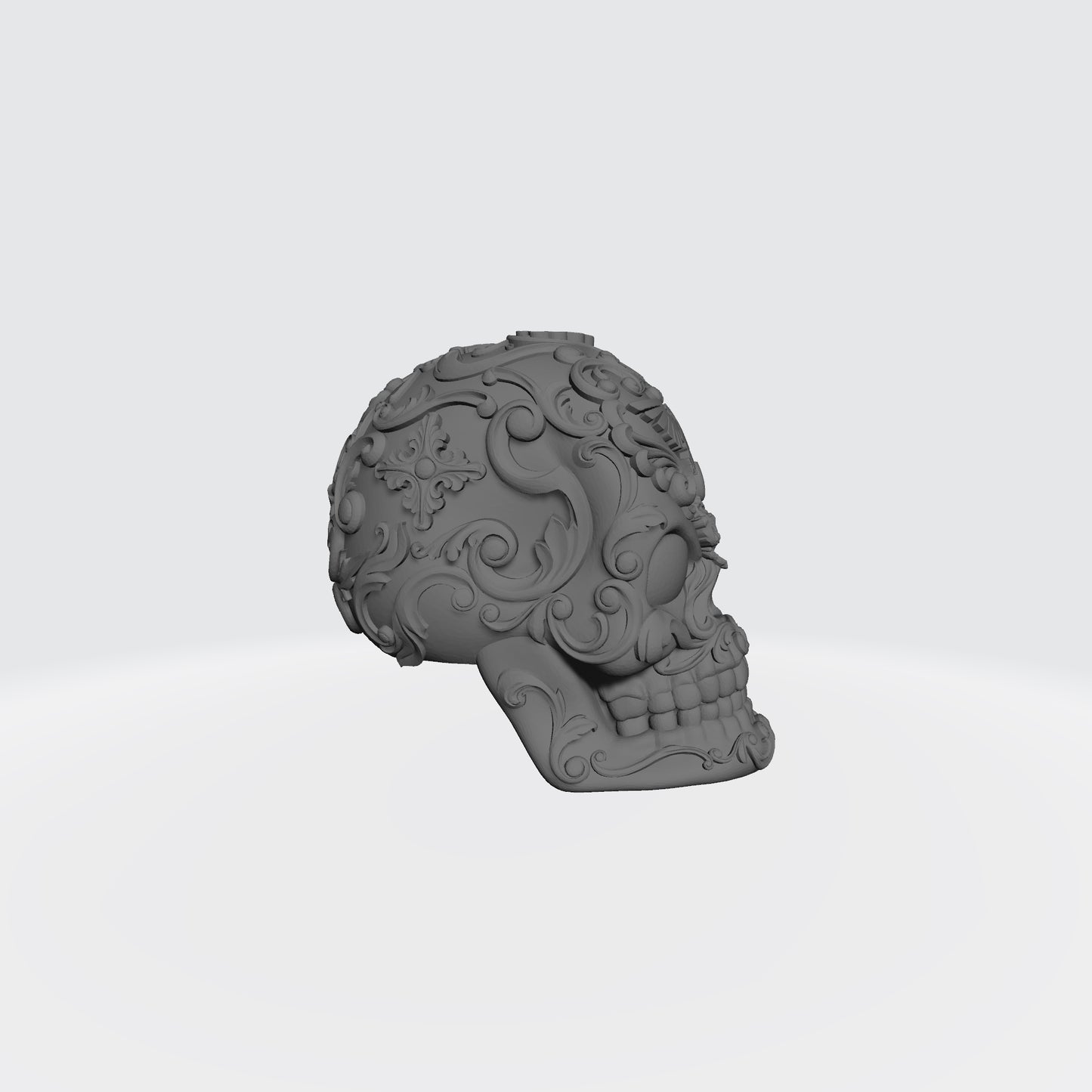 Los Muertos Chapter Skull Helmet for McFarlane Toys Space Marine Action Figures