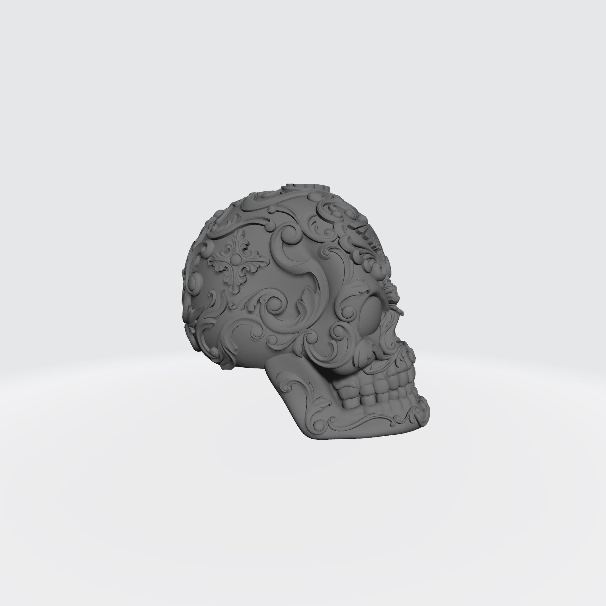Los Muertos Chapter Skull Helmet for McFarlane Toys Space Marine Action Figures