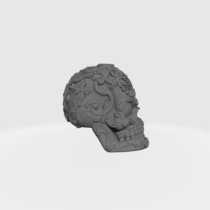 Los Muertos Chapter Skull Helmet for McFarlane Toys Space Marine Action Figures