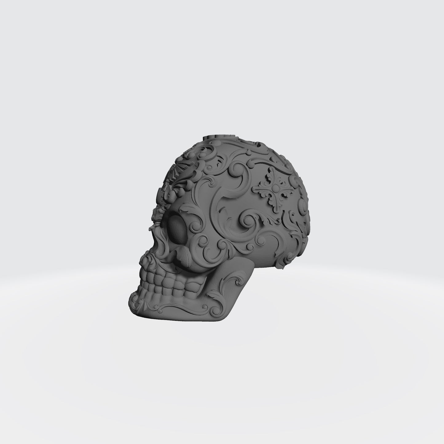 Los Muertos Chapter Skull Helmet for McFarlane Toys Space Marine Action Figures