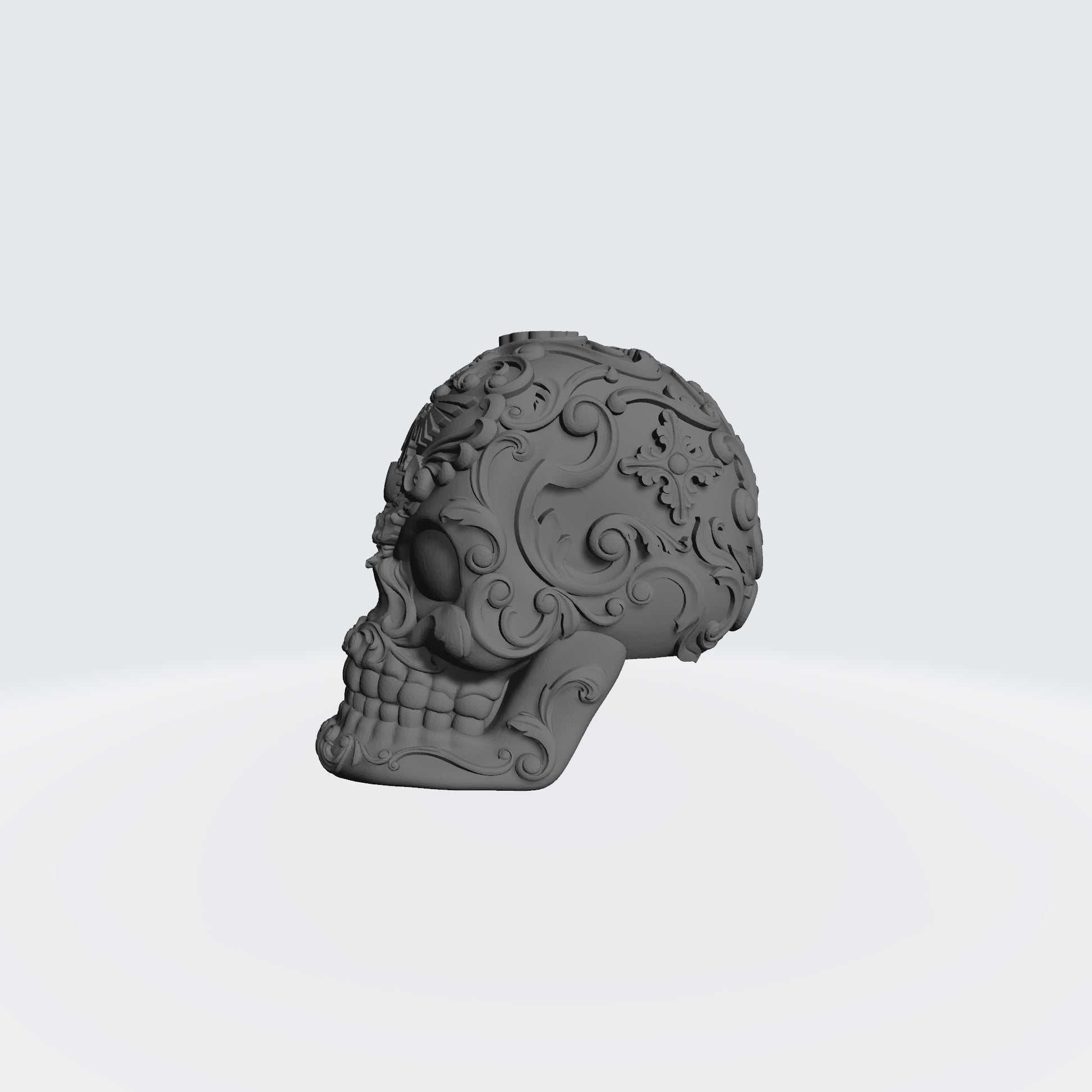 Los Muertos Chapter Skull Helmet for McFarlane Toys Space Marine Action Figures