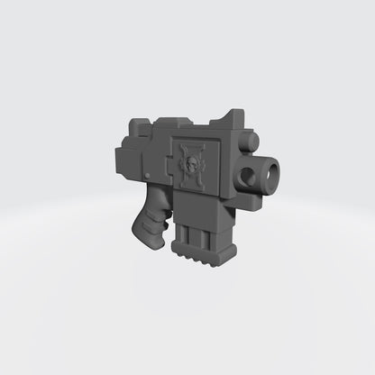 Deathwatch Bolt Pistol Mark IV Tigrus Pattern Left Handed for McFarlane Space Marine Action Figures