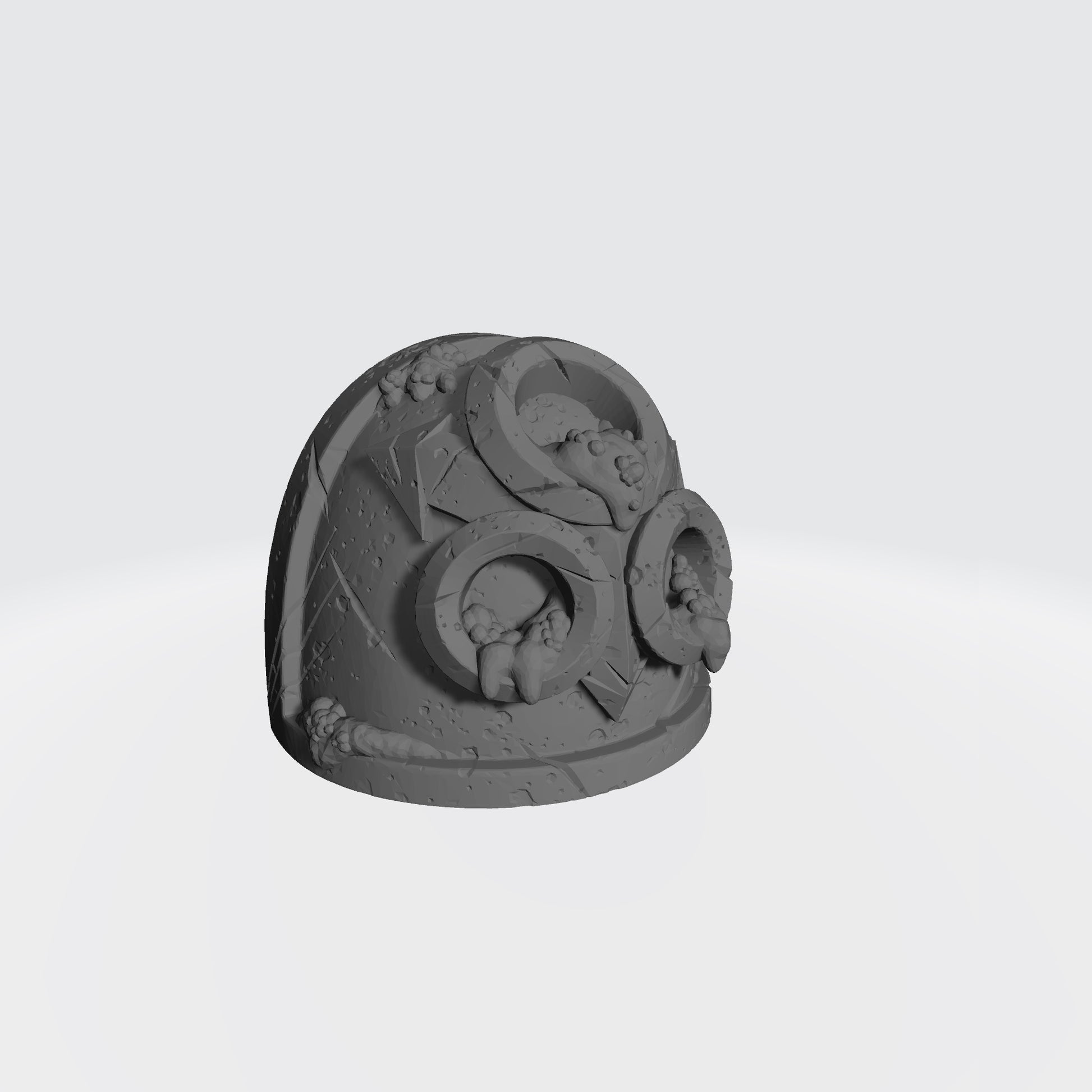 Plague Marine Legions MKIV Damaged Shoulder Pad of Decay for McFarlane Toys Traitor Marine Action Figures Custom 1:10th Scale Parts