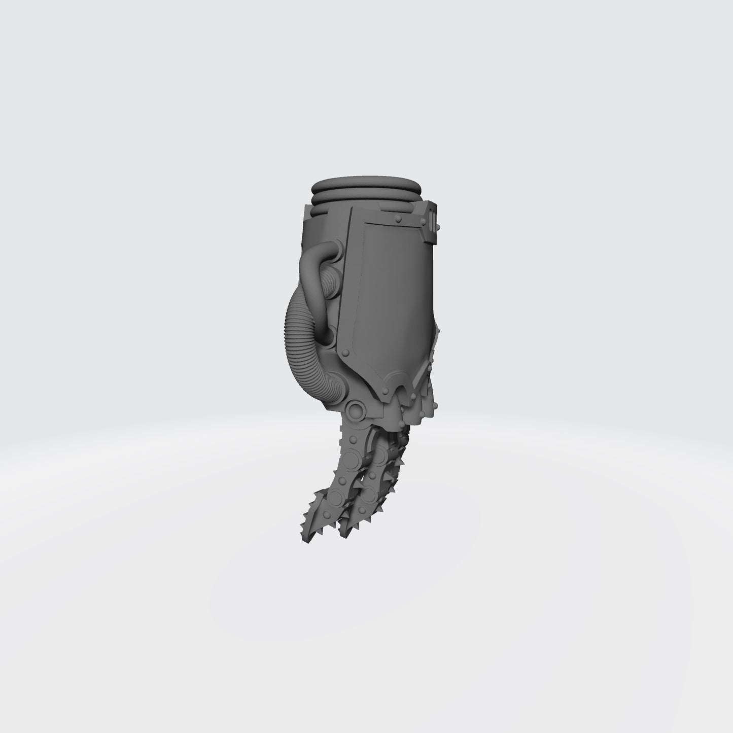 Mech Hands Right Hand Open Power Gauntlet compatible with McFarlane Toys 7-inch armored action figures custom resin accessory