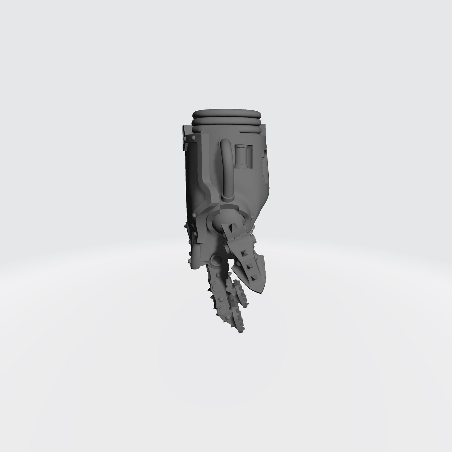 Mech Hands Right Hand Open Power Gauntlet compatible with McFarlane Toys 7-inch armored action figures custom resin accessory