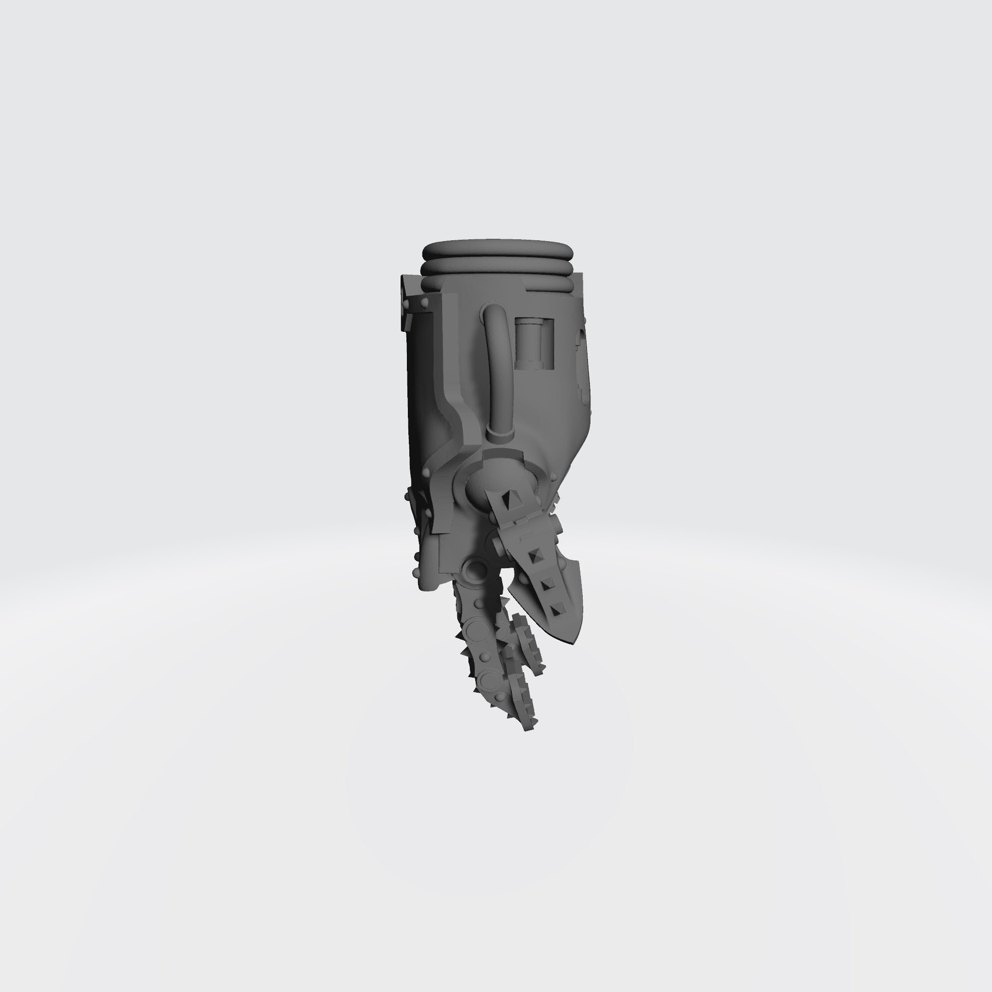 Mech Hands Right Hand Open Power Gauntlet compatible with McFarlane Toys 7-inch armored action figures custom resin accessory