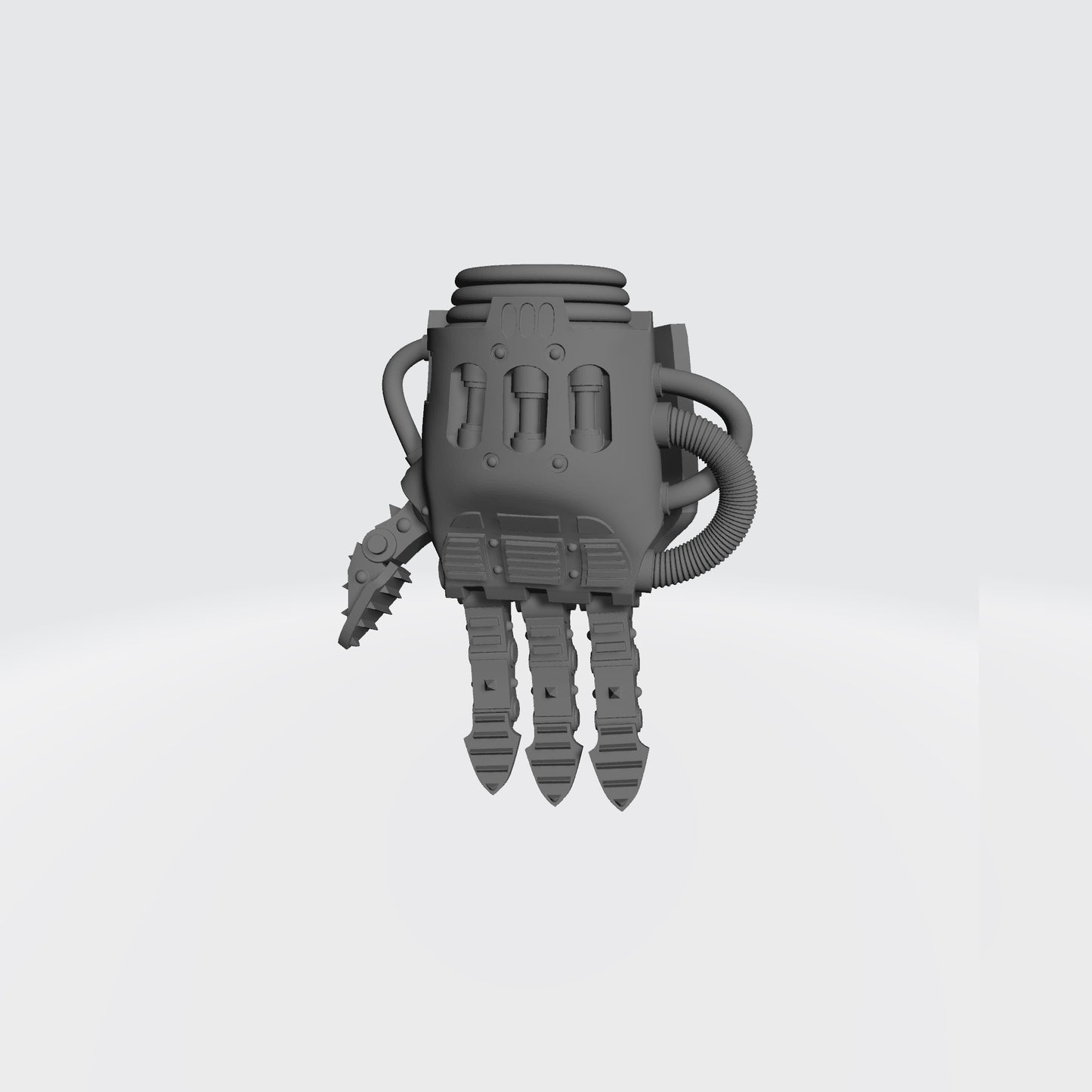 Mech Hands Right Hand Open Power Gauntlet compatible with McFarlane Toys 7-inch armored action figures custom resin accessory