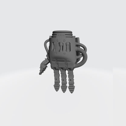 Mech Hands Right Hand Open Power Gauntlet compatible with McFarlane Toys 7-inch armored action figures custom resin accessory