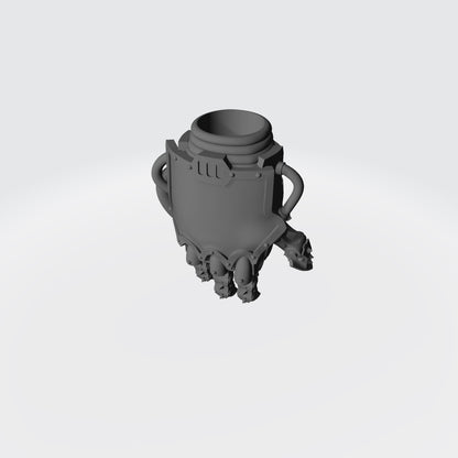 Mech Hands Right Hand Open Power Gauntlet compatible with McFarlane Toys 7-inch armored action figures custom resin accessory