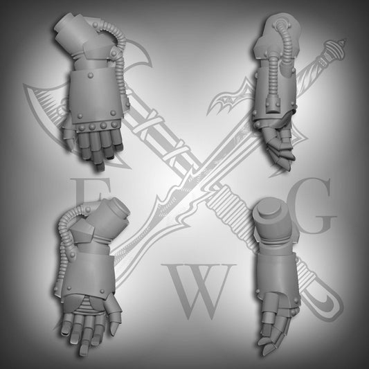 Battle Brother Left Handed Power Fist with Upper Arm for McFarlane Toys Space Marine Action Figures