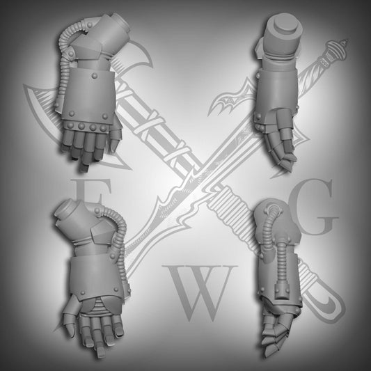 Battle Brother Right Handed Power Fist with Upper Arm for McFarlane Toys Space Marine Action Figures