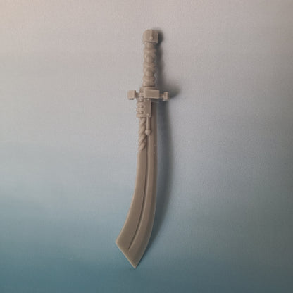 White Scars Legion Power Sword Falchion for McFarlane Toys Loyalist Marine Action Figures