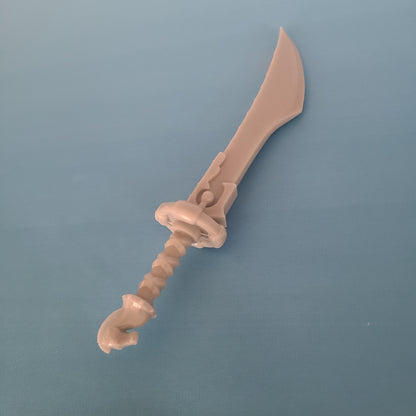 White Scars Legion Mongolian Power Sword with Horse for McFarlane Toys Loyalist Marine Action Figures Custom 1:12th Scale Parts