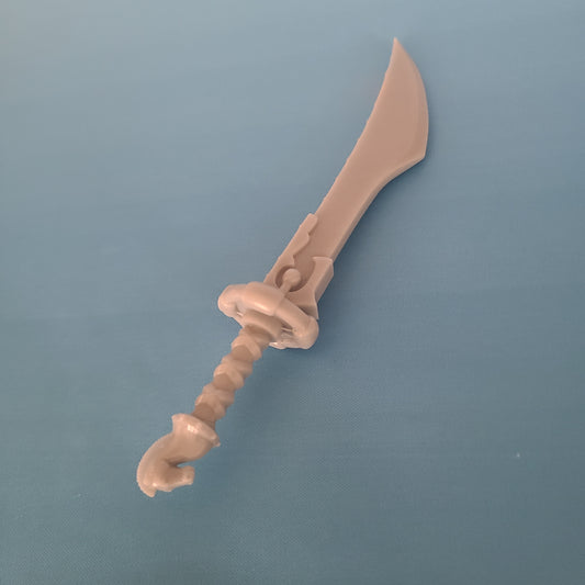 White Scars Legion Mongolian Power Sword with Horse for McFarlane Toys Loyalist Marine Action Figures Custom 1:12th Scale Parts