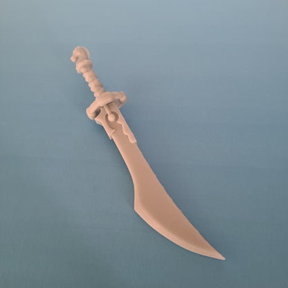 White Scars Legion Mongolian Power Sword with Horse for McFarlane Toys Loyalist Marine Action Figures Custom 1:12th Scale Parts