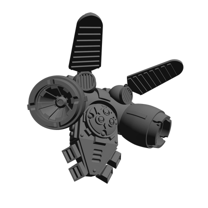 Death Guard Legions Nurgle Winged Jump Pack Compatible with McFarlane Toys Traitor Marine Action Figures Custom 1:12th Scale Part