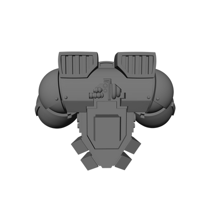 Death Guard Legions Nurgle Winged Jump Pack Compatible with McFarlane Toys Traitor Marine Action Figures Custom 1:12th Scale Part