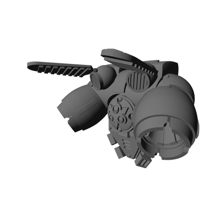 Death Guard Legions Nurgle Winged Jump Pack Compatible with McFarlane Toys Traitor Marine Action Figures Custom 1:12th Scale Part