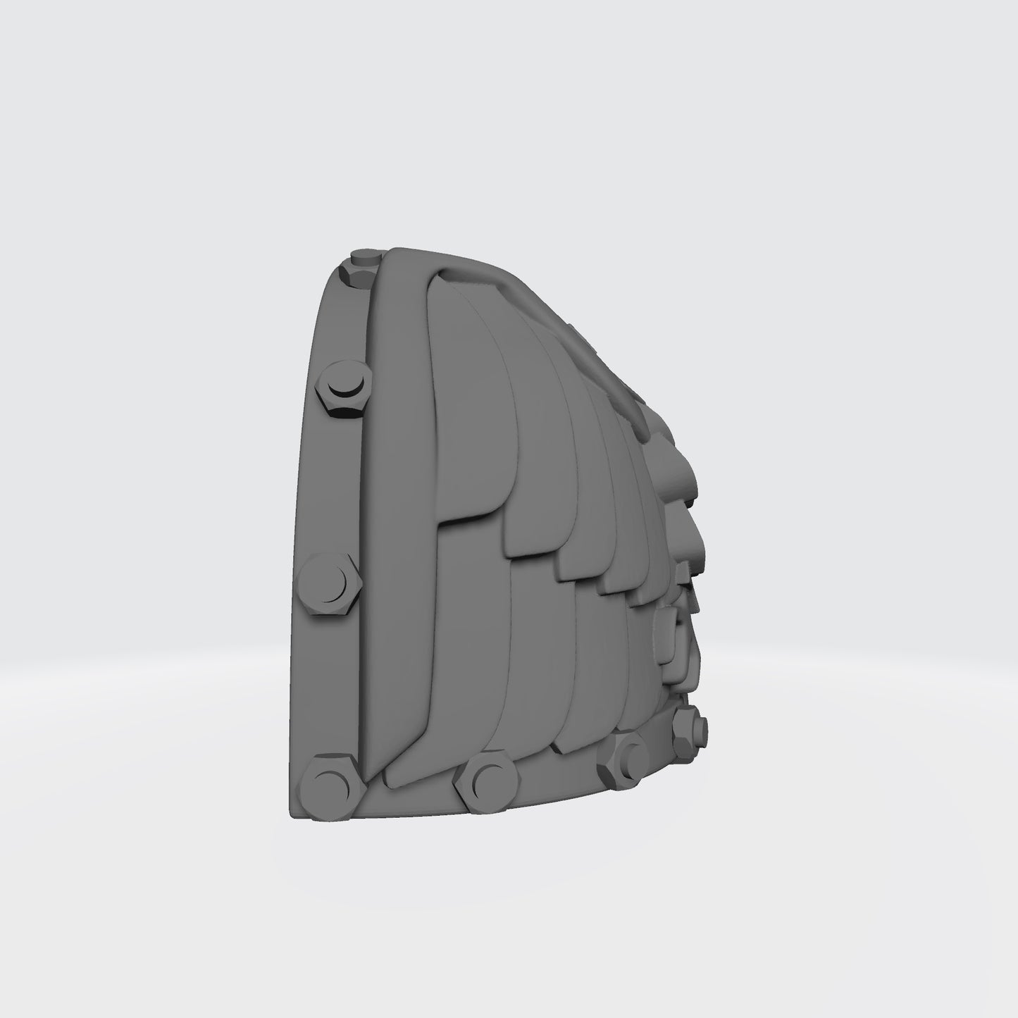 Custom Ultramarine Victrix Guard MKVII Shoulder Pad with Bolts for Grimdark Praetorian McFarlane Toys Battle Brother Space Marine Action Figures