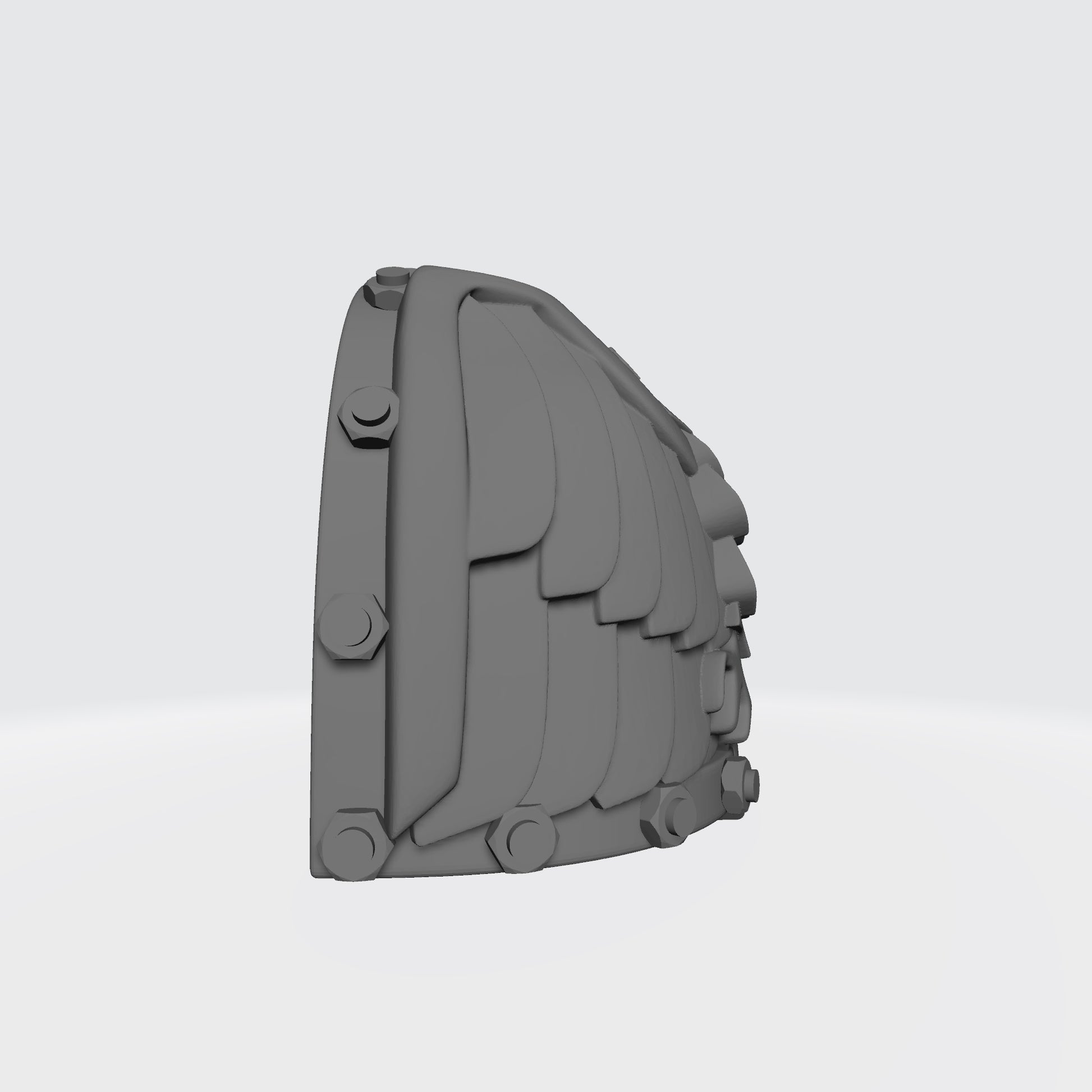 Custom Ultramarine Victrix Guard MKVII Shoulder Pad with Bolts for Grimdark Praetorian McFarlane Toys Battle Brother Space Marine Action Figures