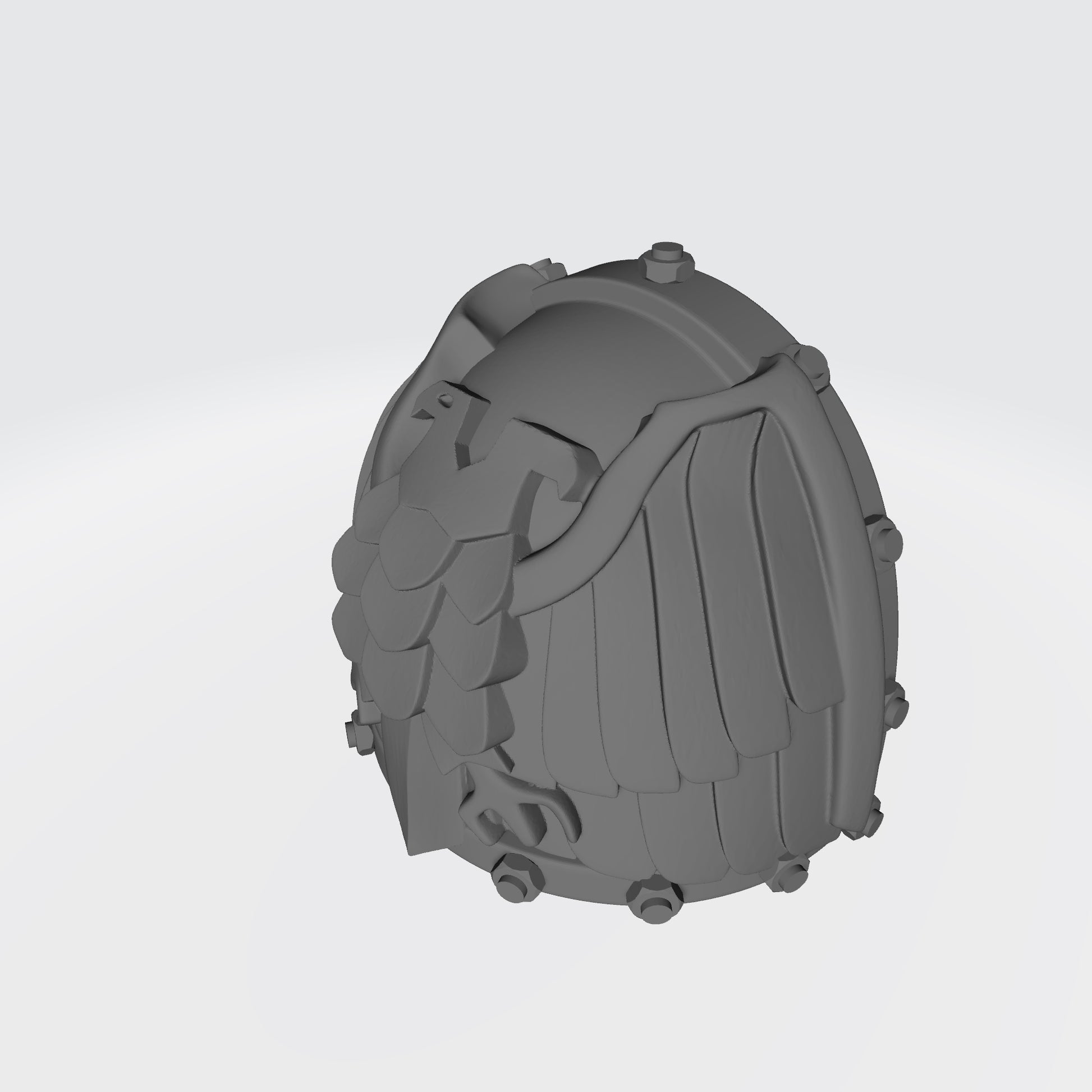 Custom Ultramarine Victrix Guard MKVII Shoulder Pad with Bolts for Grimdark Praetorian McFarlane Toys Battle Brother Space Marine Action Figures