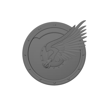 Emperor's Children Legion Shield Round for McFarlane Toys Traitor Marine Action Figures Custom 1:10th Scale Parts