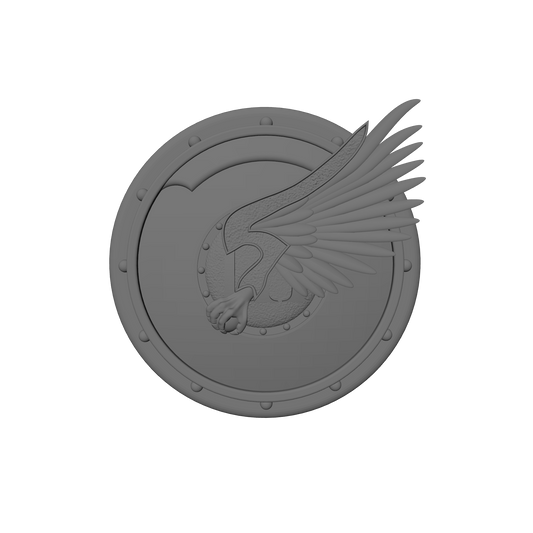 Emperor's Children Legion Shield Round for McFarlane Toys Traitor Marine Action Figures Custom 1:10th Scale Parts