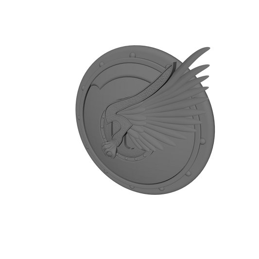 Emperor's Children Legion Shield Round for McFarlane Toys Traitor Marine Action Figures Custom 1:10th Scale Parts