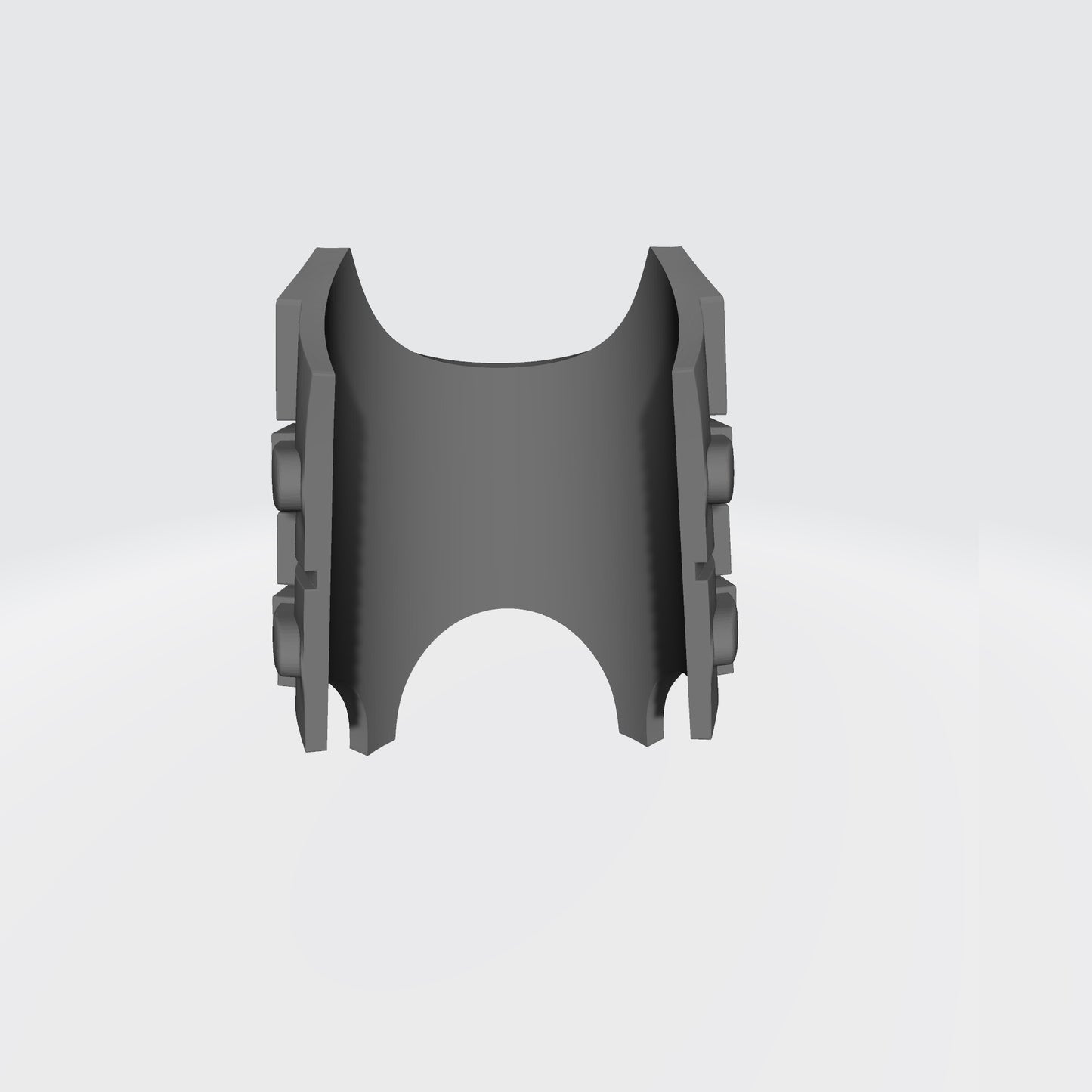Custom Space Marine Luna Wolves Legion Shin Guard Armor with Clamps for McFarlane Toys Grimdark Battle Brothers Action Figures