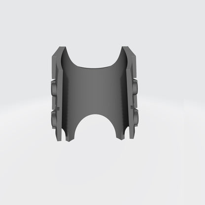 Custom Space Marine Luna Wolves Legion Shin Guard Armor with Clamps for McFarlane Toys Grimdark Battle Brothers Action Figures