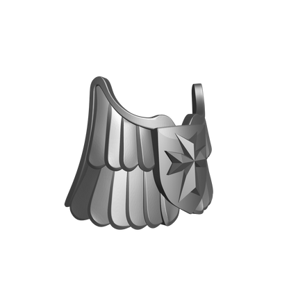 Black Templars Chapter Captain Gravis Shin Guard Decal for McFarlane To6ys Space Marine Action Figures Custom 1:18th Scale Parts