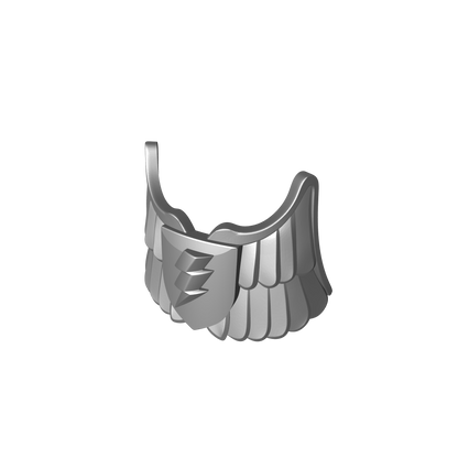 White Scars Shin Guard Decal w Bolt Captain Gravis for McFarlane Toys Space Marine Action Figures