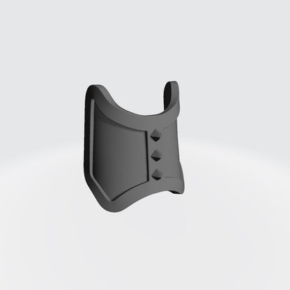 Shin Guard with Pyramid Spikes Compatible with McFarlane Toys Space Marines