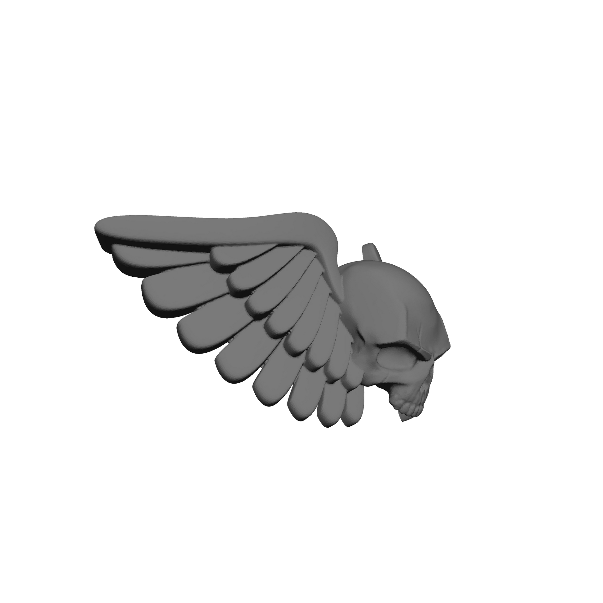 Custom Space Marine Mortifactors Chapter Shin Guard Decal Skull with Wings for McFarlane Toys Battle Brother Action Figures