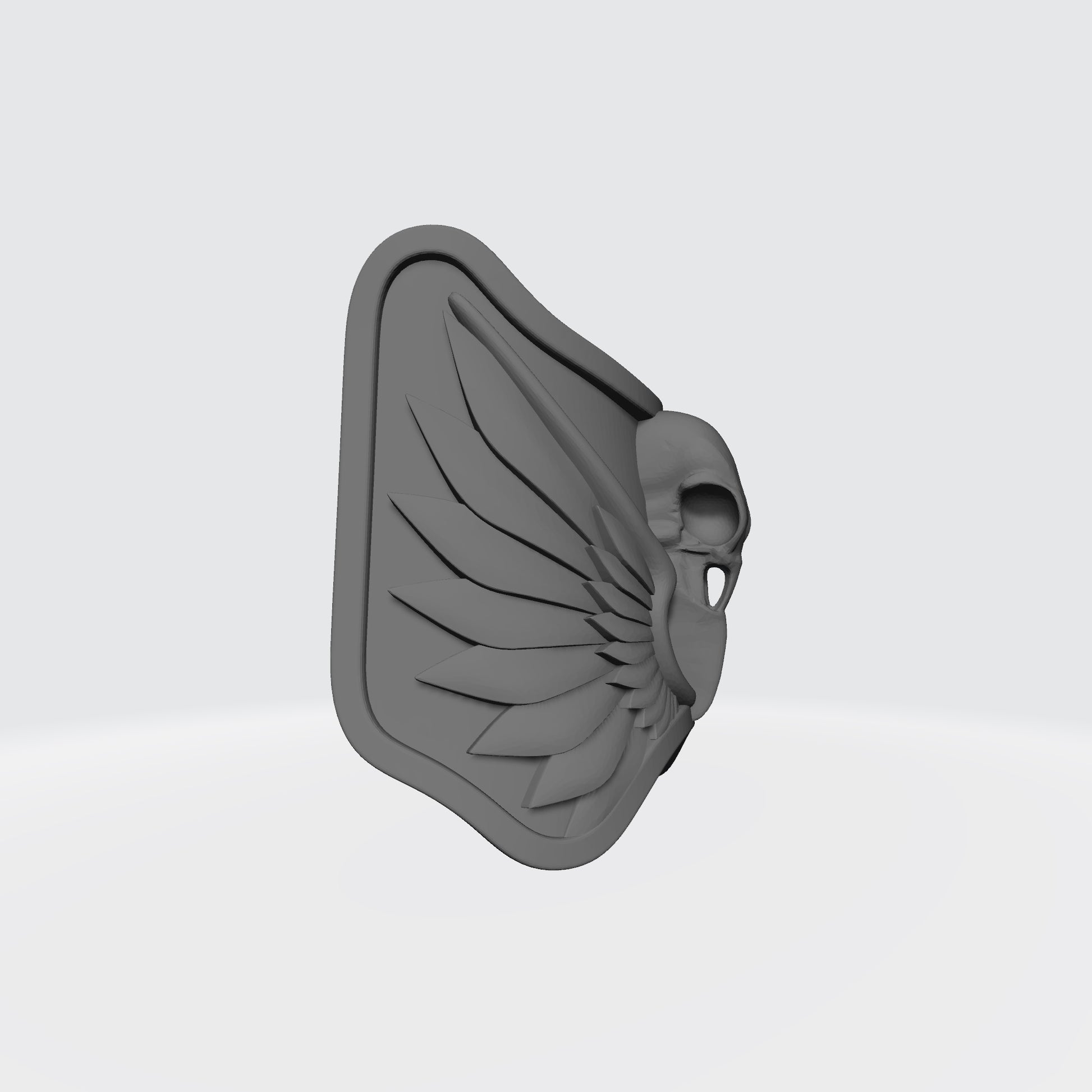 Raven Guard Captain Kayvaan Shrike Shin Guard with Raven Skull Compatible with McFarlane Toys Space Marine