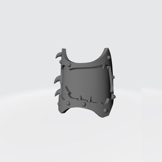 Night Lords Legion Warp Talon Shin Guards with Claw in Trim for McFarlane Toys Space Marines