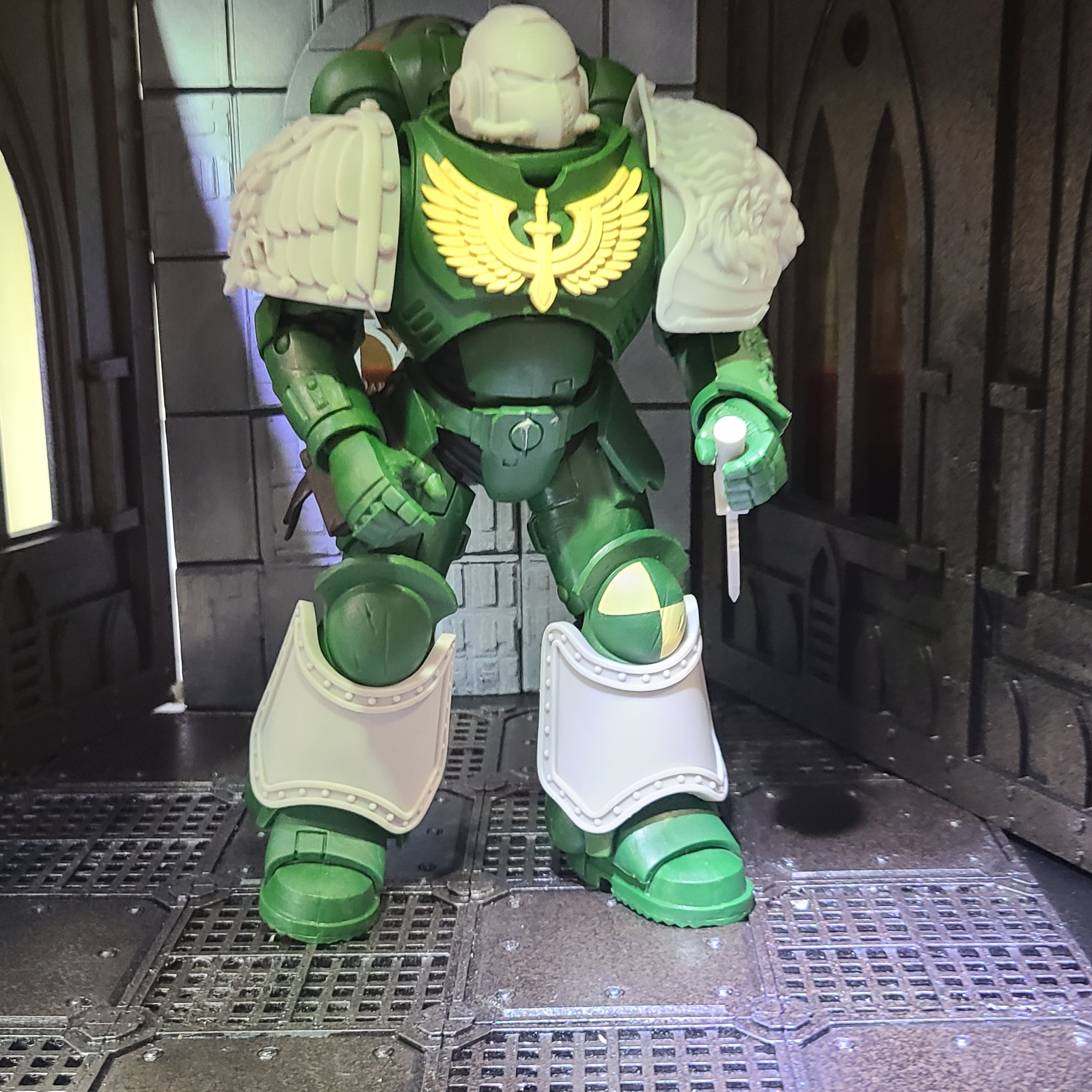 Shin Guard Armor Plain with Rivets for McFarlane Toys Loyalist Marine ...