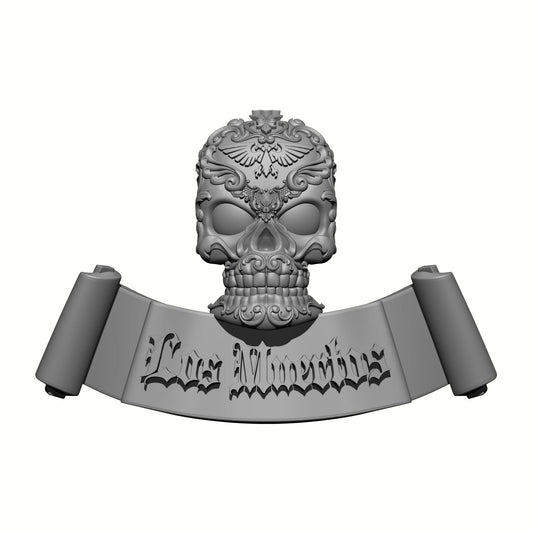 Los Muertos Chapter Shin Guard Decal for McFarlane Toys Action Figures