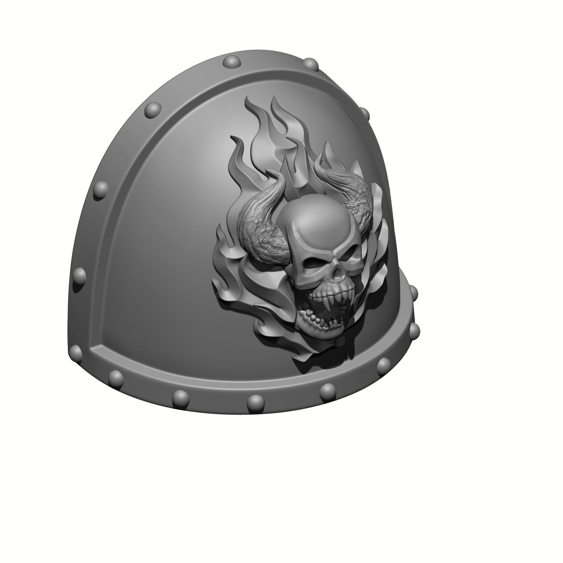 Word Bearers MK VII Elite Shoulder Pad with Studs for McFarlane Toys Space Marine Action Figures