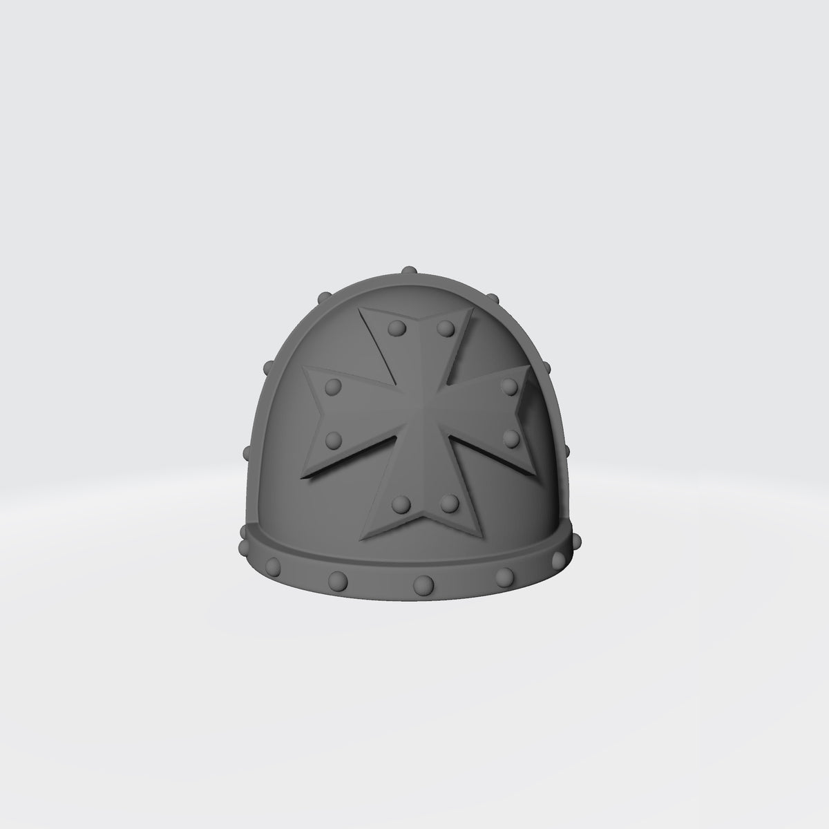 Knight Head Padding Templar Knights G:7 V3 w Studded Cross Shoulder Pad for McFarlane Toys ...
