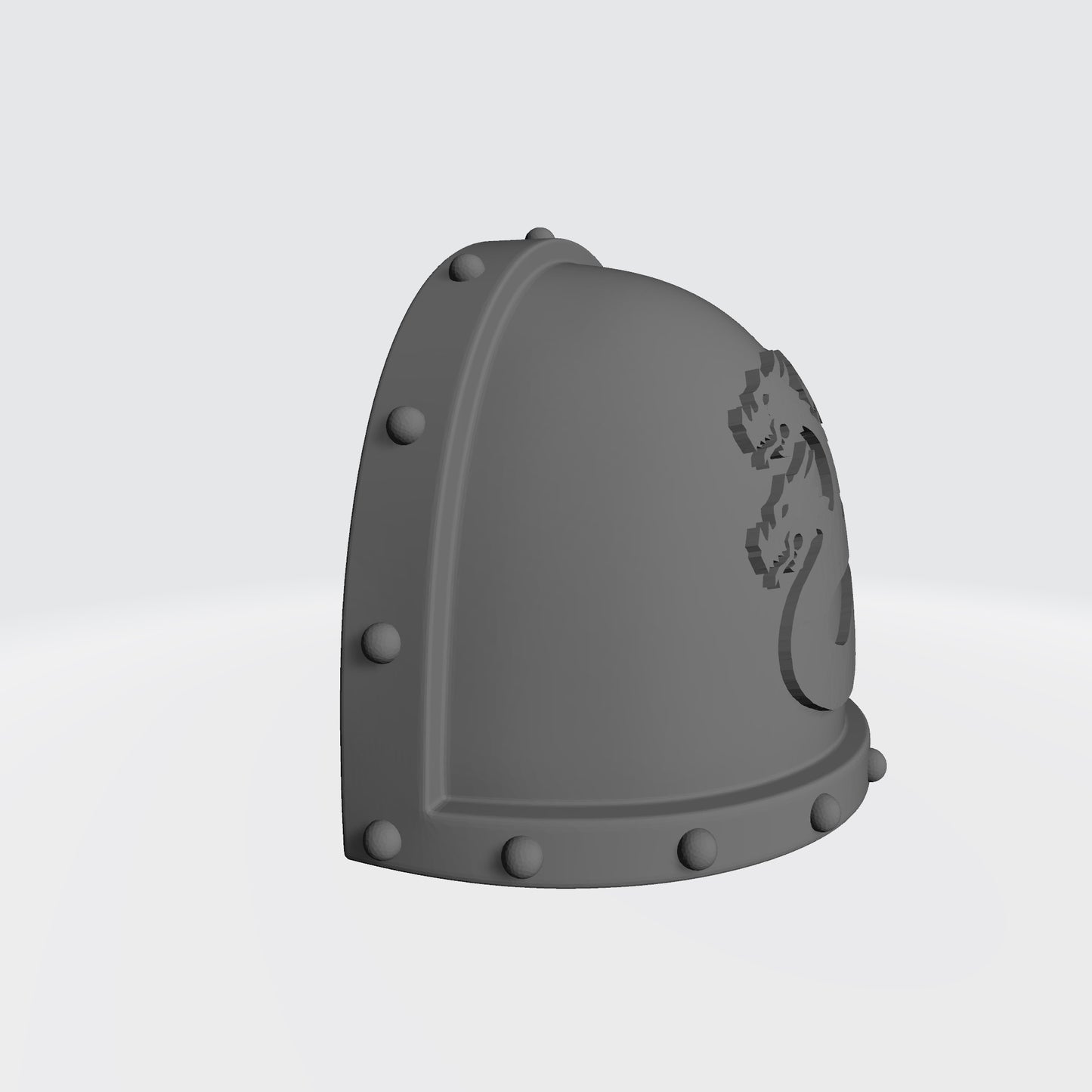 Alpha Legion MK VII Shoulder Pad with Studs and Hydra for McFarlane Toys Space Marine Action Figures