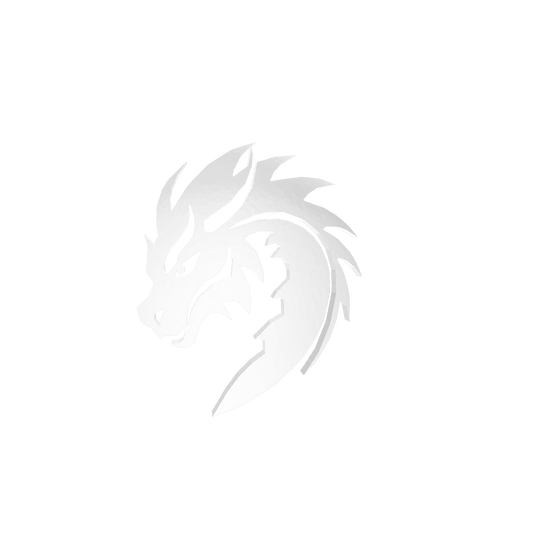 Black Dragons Chapter Shoulder Pad Decal Ver B for McFarlane Toys Space Marine Action Figures Custom 1:12th Scale Parts