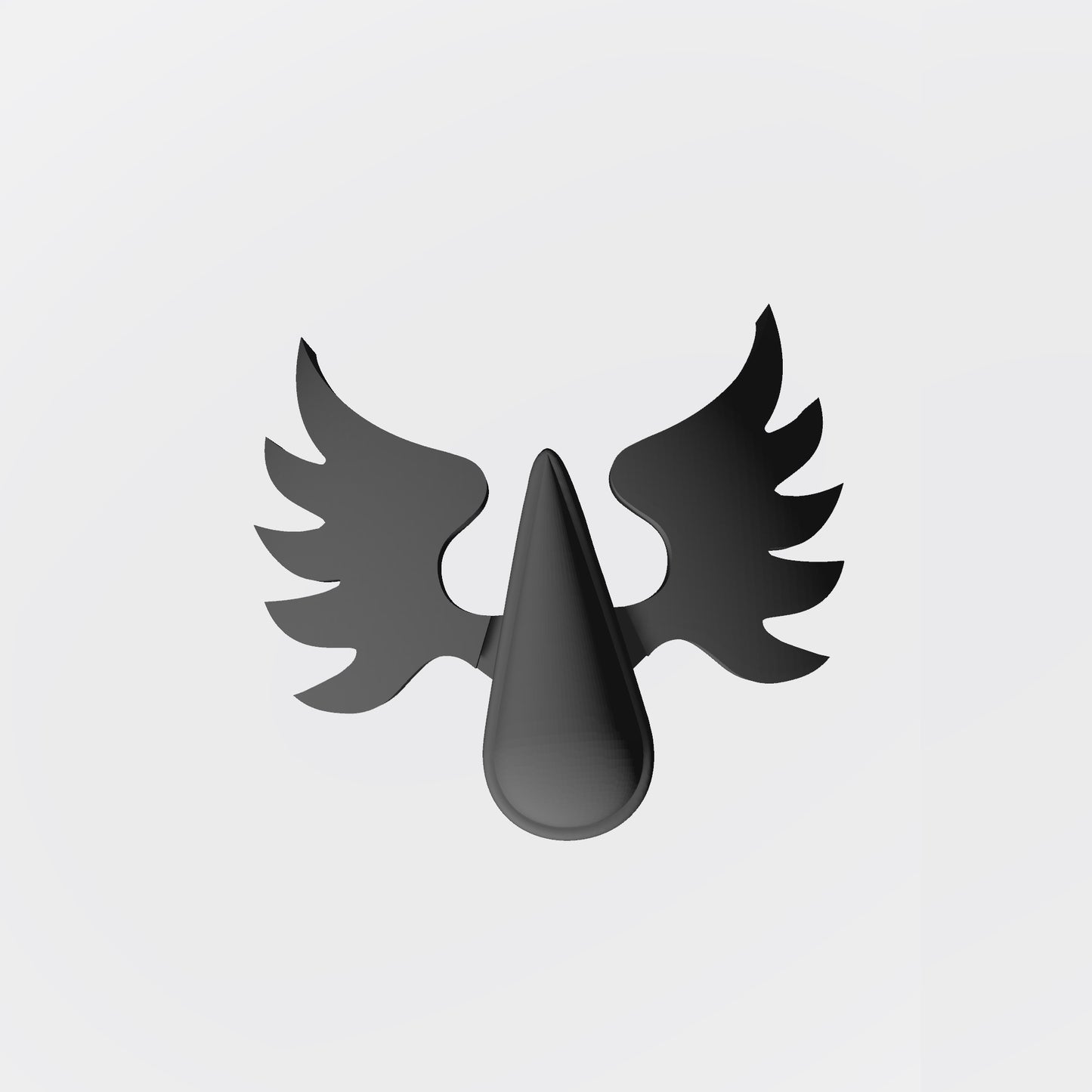 Blood Angels Winged Blood Drop Chapter Logo Shoulder Pad Decal for McFarlane Toys Space Marines