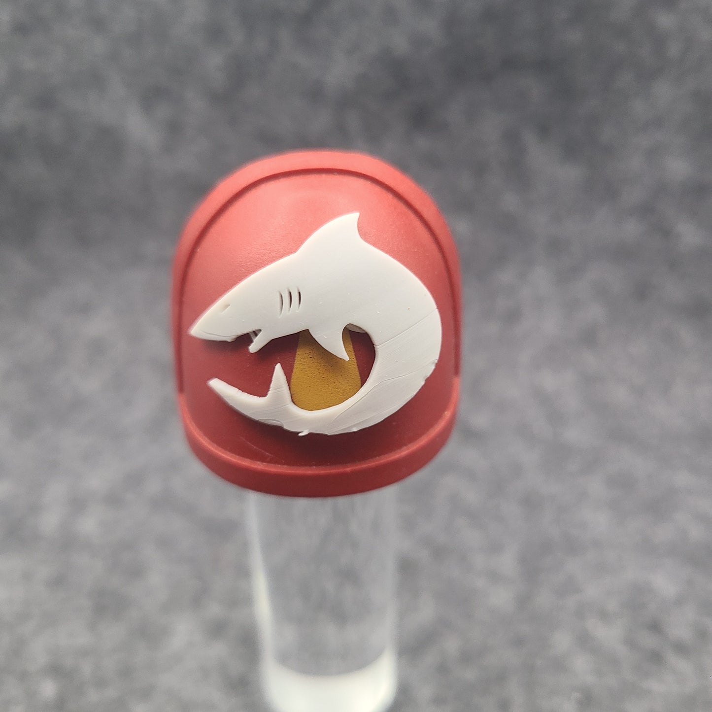 Carcharodons Chapter Shoulder Pad Decal for McFarlane Toys Space Marine Action Figures