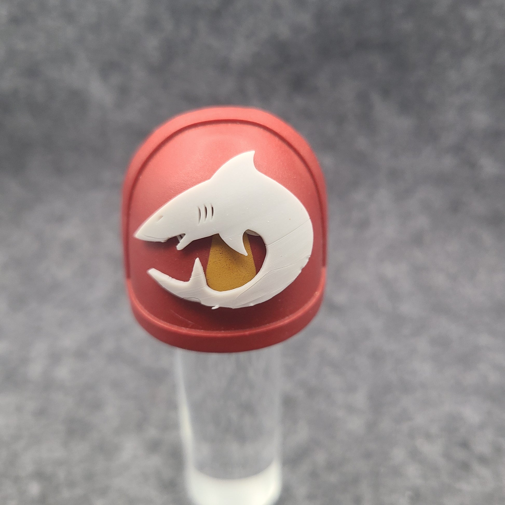 Carcharodons Chapter Shoulder Pad Decal for McFarlane Toys Space Marine Action Figures